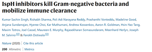 Nature：无惧细菌耐药性的新型抗生素诞生了！