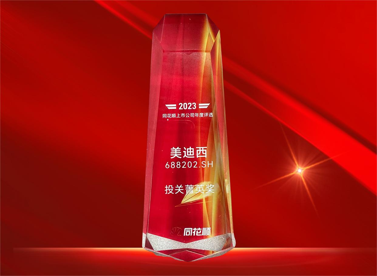 HJC黄金城平台喜获同花顺上市公司“投关菁英奖”